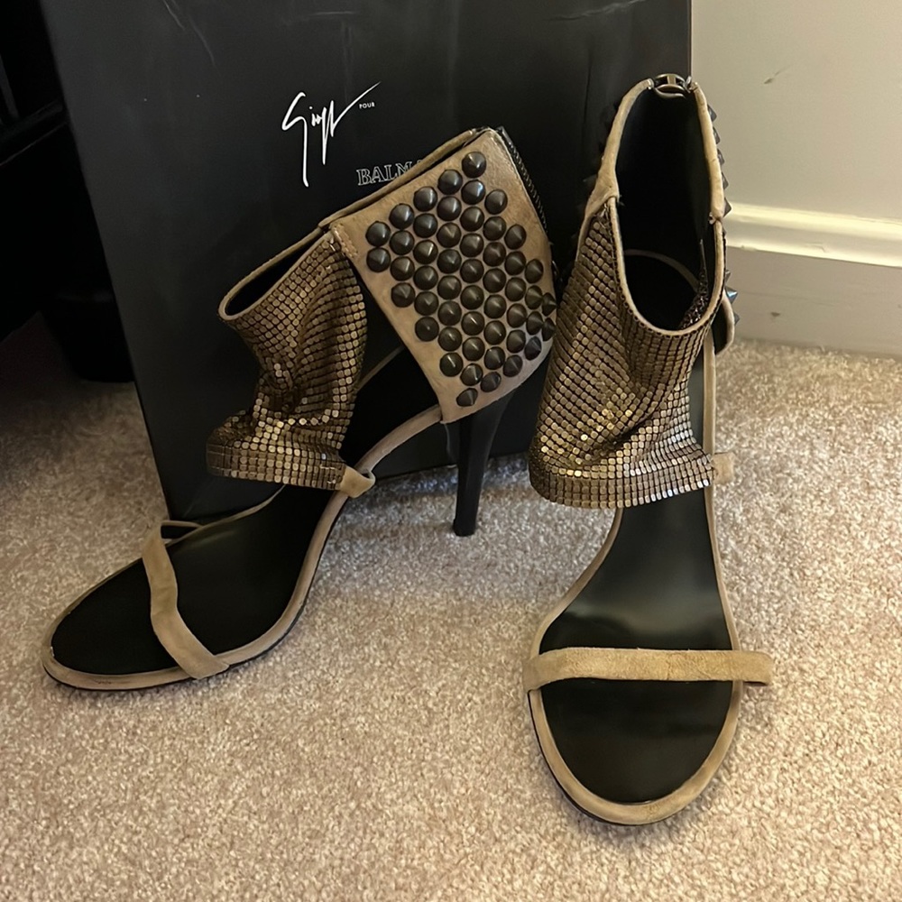 Giuseppe Zanotti x Balmain Sandals